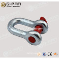 Directly From Factory Lifting Drop Forged Galvanized US Type Bow Shackle